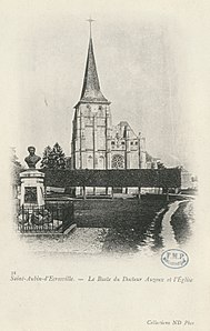 Monument à Louis Auzoux (1896), Saint-Aubin-d'Écrosville.