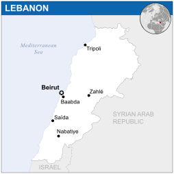 Faýl:Lebanon - Location Map (2012) - LBN - UNOCHA.svg