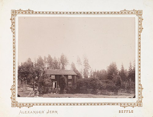 Lövåsen, foto på 1890-talet av Alexander Jern