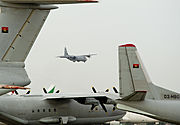 Ан-12, Ан-30А-100, Ил-76ТД и C-130 заходящий на посадку