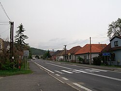 Zvolen street in the village Mýtna (Lučenec District)