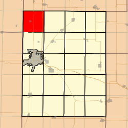 Location in Knox County