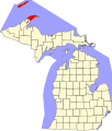 United States> Michigan> Keweenaw County includes Isle Royale