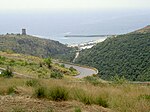 Panorama d'a strada pe Lentiscosa