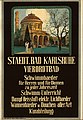 Plakat für das Städtische Vierortbad in Karlsruhe, um 1900