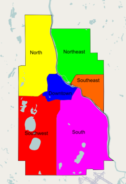 Districts of Minneapolis