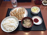 ぎょうざ定食（大盛）