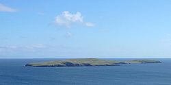 Mousa sett frå Shetland Mainland