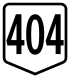 Route 404 shield