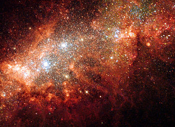 La galaxie naine NGC 1569.