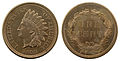 Indian Head cent, 1859