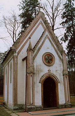 Neogothic chapel in Werynia