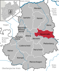 Neuenrade – Mappa
