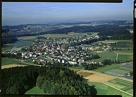 Luftaufnahme von Nürensdorf (1983)
