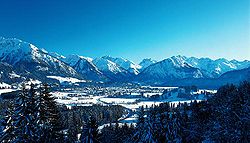 Skyline of Oberstdorf