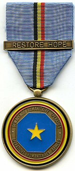 Médaille commémorative pour opérations humanitaires armées