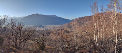 L'imbocco della Valle d'Aosta visto dal Montesino