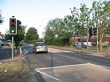 Pelican crossing on Cuffley Hill (geograph 2443957).jpg