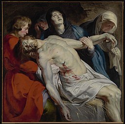Peter Paul Rubens: Kristuksen hautaaminen, vuodelta 1612.