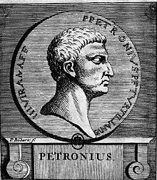 طراحی خیالی از چهرهٔ پترونیوس، ۱۷۰۷ میلادی
