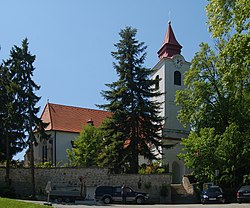 The catholic church in Enzesfeld