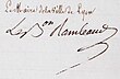 Signature de Pierre-Thomas Rambaud