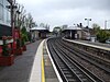 The tracks and platforms at Rickmansworth station in 2009