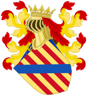 Royal Coat of Arms of the Monarchs of Majorca since the 14th Century.svg