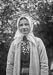 Жительница деревни Андрейково (Алаотса) (Сетумаа), 1912 г.