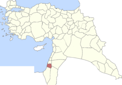 Location of Nablus