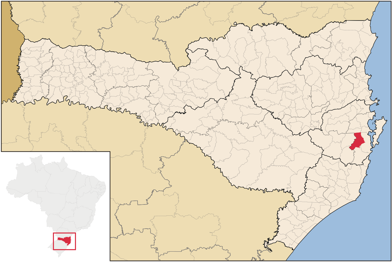 Localização de Santo Amaro da Imperatriz