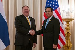 Secretary Pompeo Meets With Thai Prime Minister Prayut Chan-o-cha (48437845741)