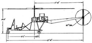 Ortografia projekcio de la Seibel S-4.