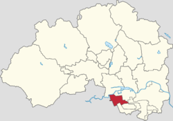 Location of Shigezhuang Subdistrict within Changping District