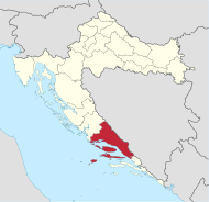 Spalatensis-Dalmatica (regio Croatiae): situs