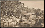 Prinseneiland seen from bridge 321 to the south-east. On the right the Prinseneilandsgracht. c. 1900