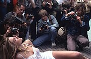 Posing starlet at Cannes film festival, by Ericd