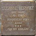 Stolperstein für Susanne Horwitz (Cardinalstraße 9)