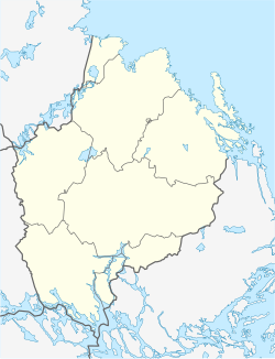 Location map of Uppsala County in Sweden