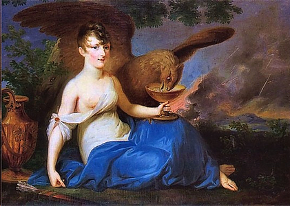Princesa Teofila Radziwiłł, žena Dominika Hieronima Radziwiłła, avtor Józef Peszka, 1802–06