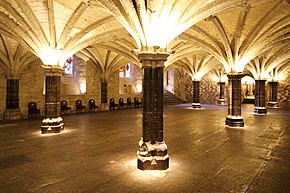 Guildhall crypt The Crypt, Guildhall, London (1).jpg