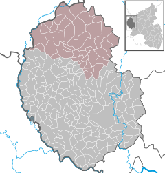 Comunità amministrativa di Prüm – Mappa