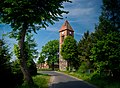 Turm der früheren evangelischen Kirche