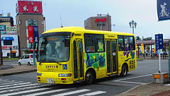 市街地循環バス（左回り）の車両