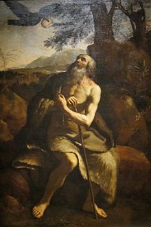 St. Paul the Hermit Fed by the Raven, after Il Guercino (17th century), Dayton Art Institute 'St. Paul the Hermit Fed by the Raven', after Il Guercino, Dayton Art Institute.JPG