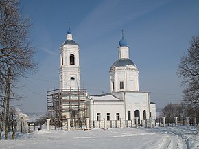 Церковь Рождества Пресвятой Богородицы в деревне Брынь Сухиничского района