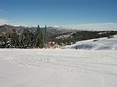 Depuis le TK de l'Aups, vue sur le TK école des Lavandes.