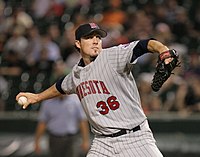 Joe Nathan won the Rolaids Relief Man Award in 2009 0923 493c Joe Nathan.jpg