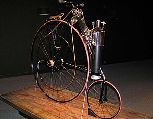 1884 Copeland Steam Cycle (replica) The Art of the Motorcycle - Memphis.jpg