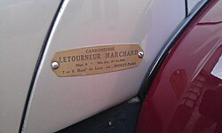 1947 Delage D6-70 by Letourneur et Marchand - Letourneur et Marchand badge.jpg